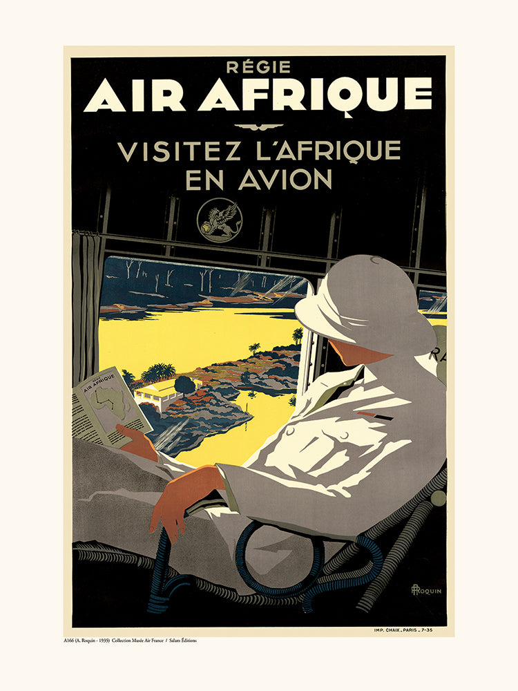 Régie Air Afrique / Visit Africa by Plane A166 –