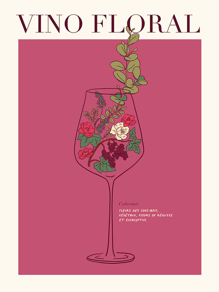 Vino Floral Cabernet de Laurie Fav