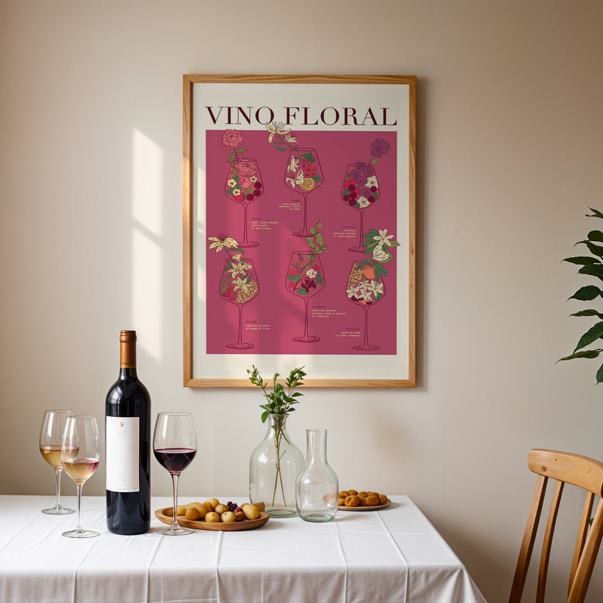 Vino floral Bordeaux de Studio Melba