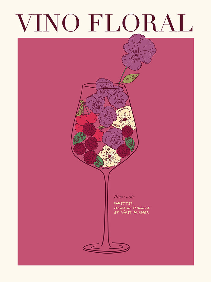 Studio Melba- Vino Floral Pinot noir