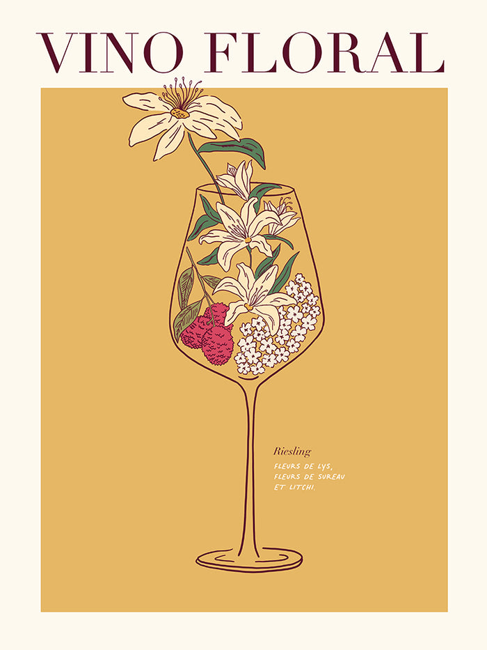 Vino Floral Riesling de Laurie Fav