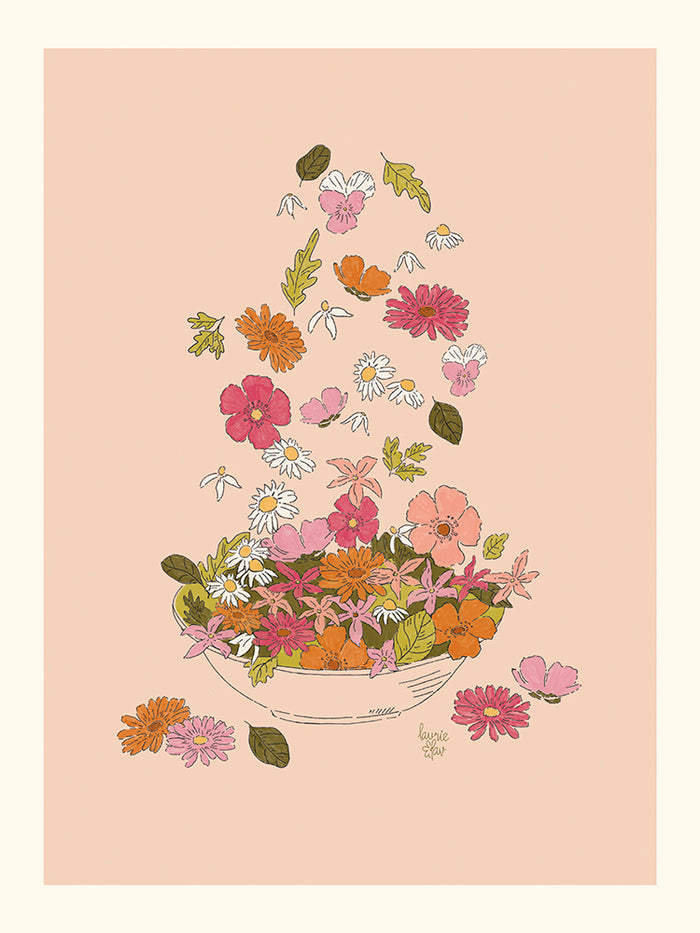 Salade de fleurs de Laurie Fav