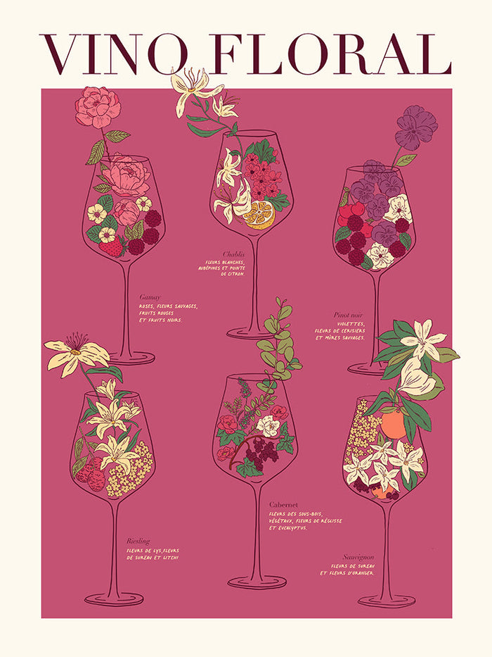 Vino floral Bordeaux de Laurie Fav